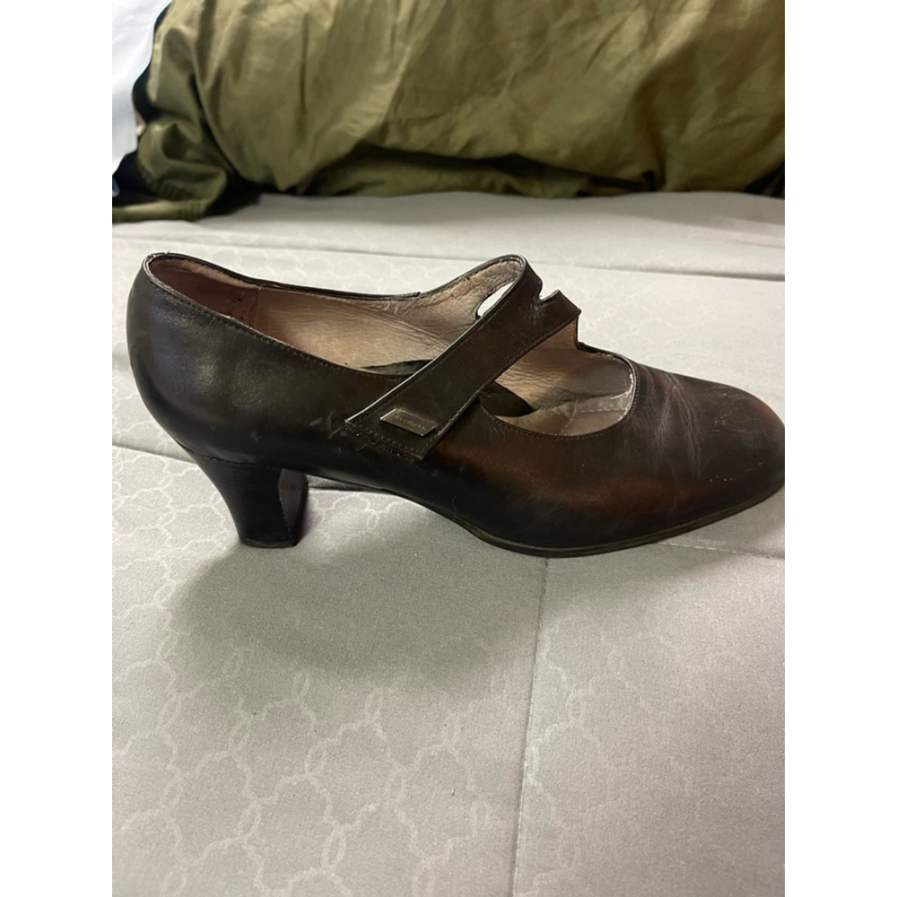BeautiFeel Black Mary Jane Heels Women's Size 39 Good Uses Condition - Picture 5 of 11